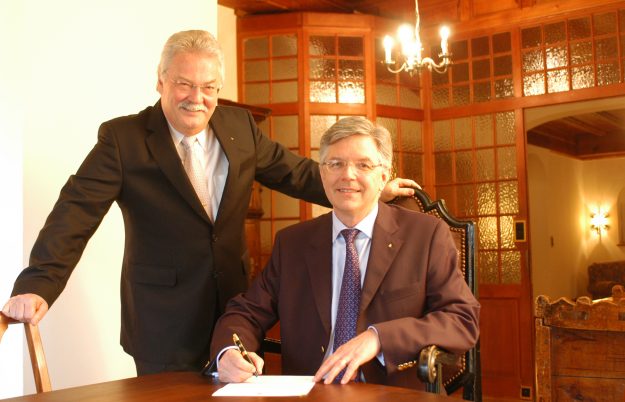 Hans Wiedemann, hotelier, Badrutts Palace, St Moritz Hans Wiedemann, hotelier, Badrutts Palace, St Moritz