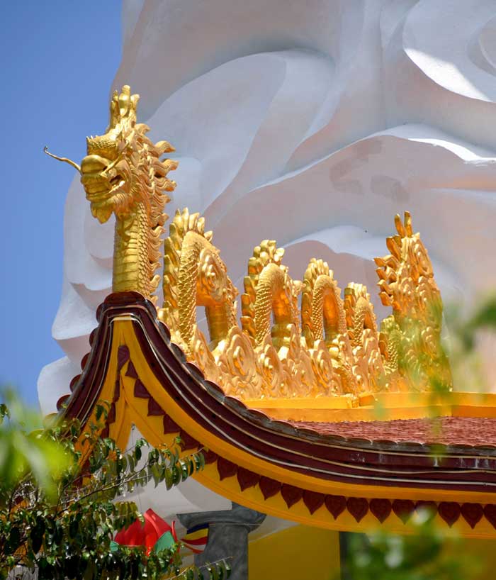 The dragon, symbol of good luck, in Phu Cuoq, Vietnam