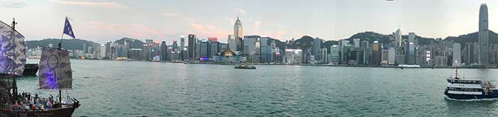 Impressive as ever: The Hong Kong skyline