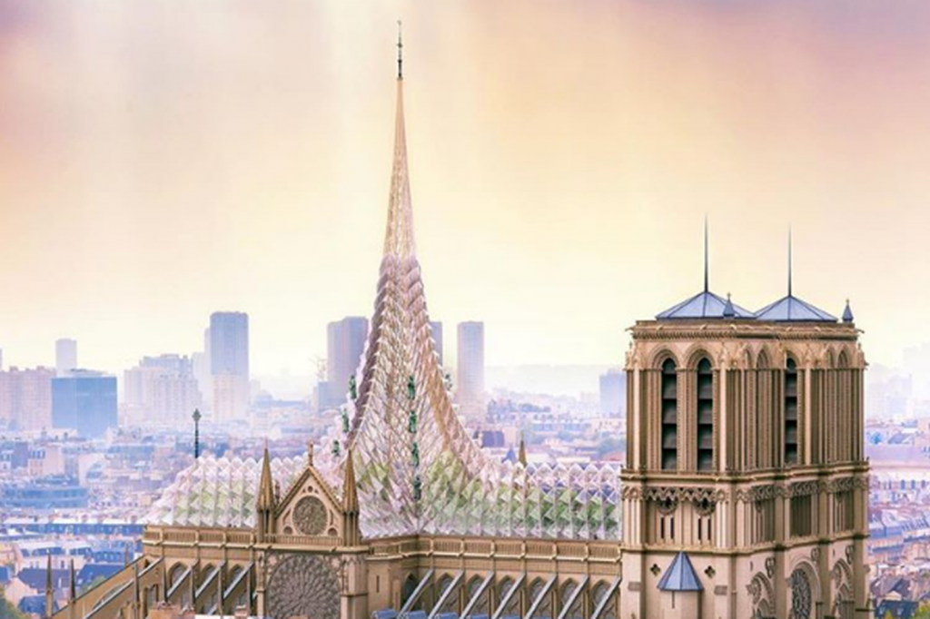 Notre-Dame Entwurf für den Wiederaufbau_Büro Vincent Caillebaut