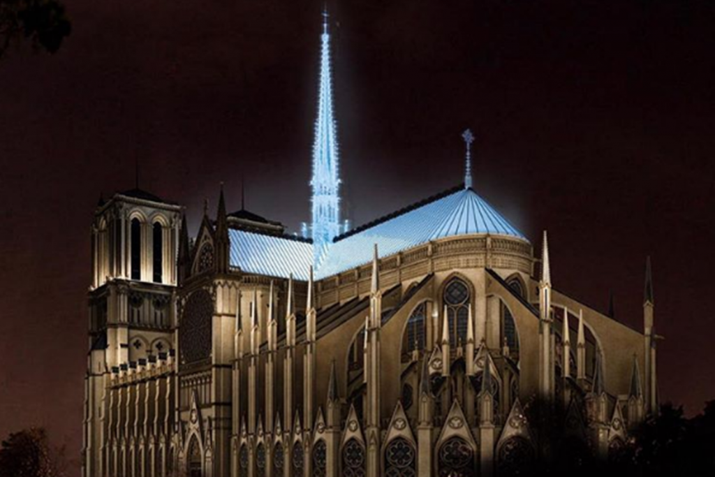Notre-Dame Entwurf für den Wiederaufbau_Fuksas Architects